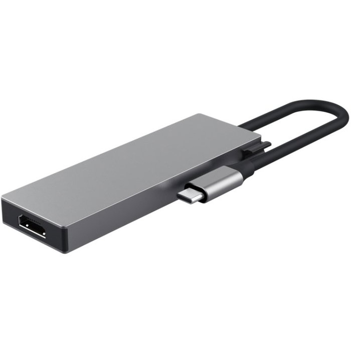 Trust Dalyx Hub 5 en 1 con HDMI y USB-C, Gris Trust Dalyx Hub 5 en 1 con HDMI y USB-C, Gris